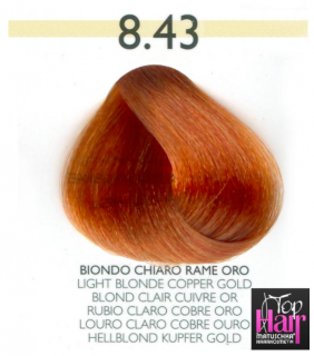 Puring Tutto colors 8.43 BIONDO CHIARO RAME ORO 100ml
